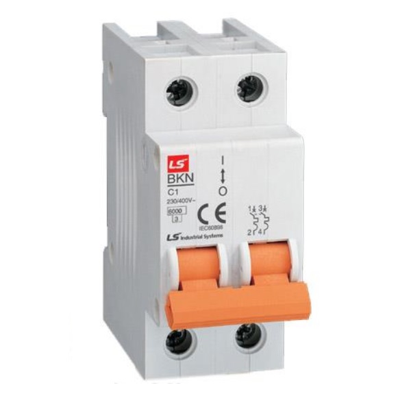 فیوز مینیاتوری 6 آمپر 2 پل LS