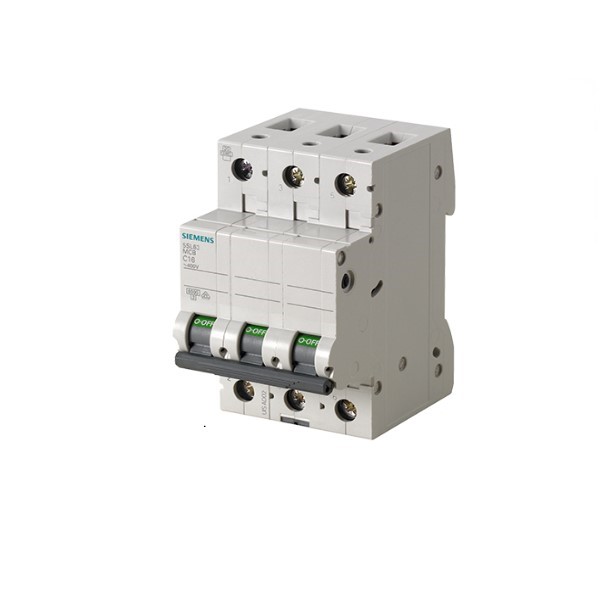 کلید مینیاتوری زیمنس 3 پل 16 آمپر، 6 کیلو آمپر