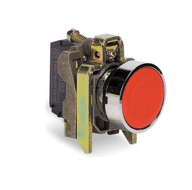 پوش باتن فلزی قرمز اشنایدر XB4BA42