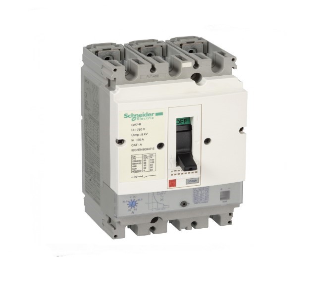 کليد حرارتی مغناطیسی 30 تا 50 آمپر اشنایدرGV7RS50 قدرت قطع 70 کیلو آمپر