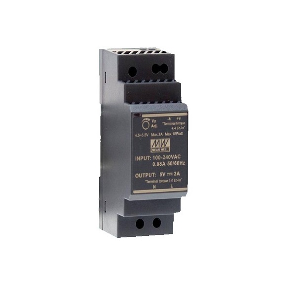 منبع تغذیه سوییچینگ MeanWell مدل HDR-30-5