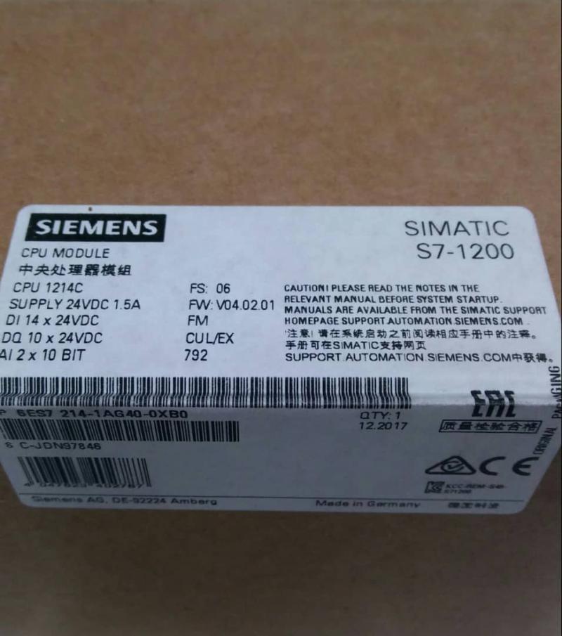 6ES7 214-1AG40-0XB0